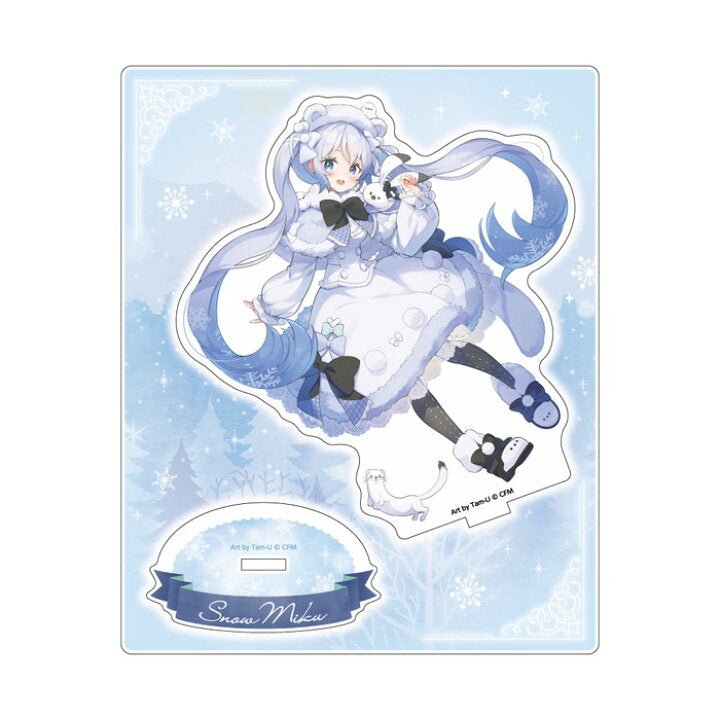 "Snow Miku x KIBANA" Acrylic Stand - Rosey’s Kawaii Shop