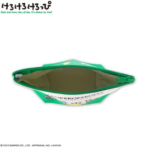 "Thankyoumart x Keroppi" Trapezoid Pouch - Rosey’s Kawaii Shop