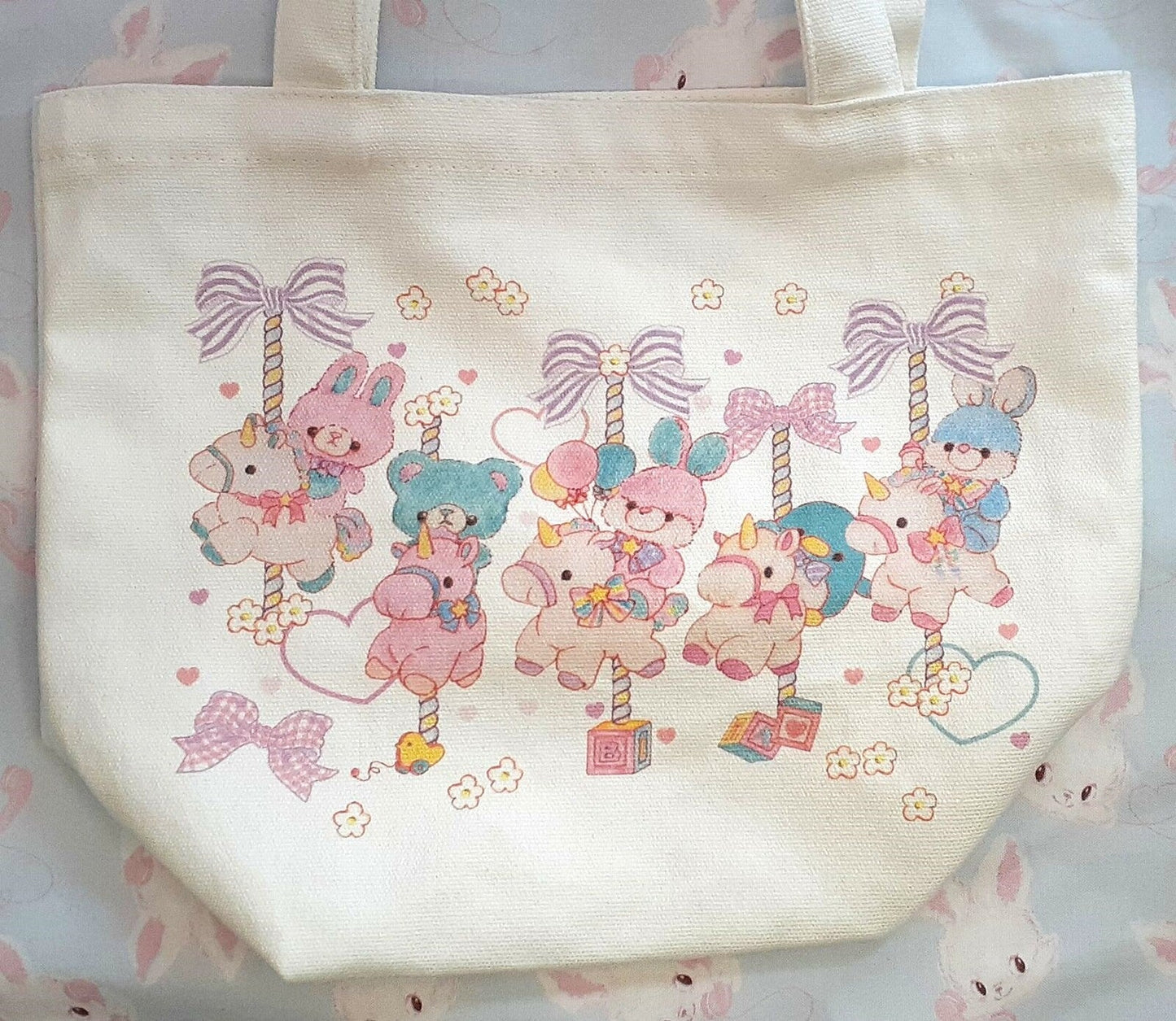 TOKYO⭐CAMEL "Carousel" Tote Bag - Rosey’s Kawaii Shop