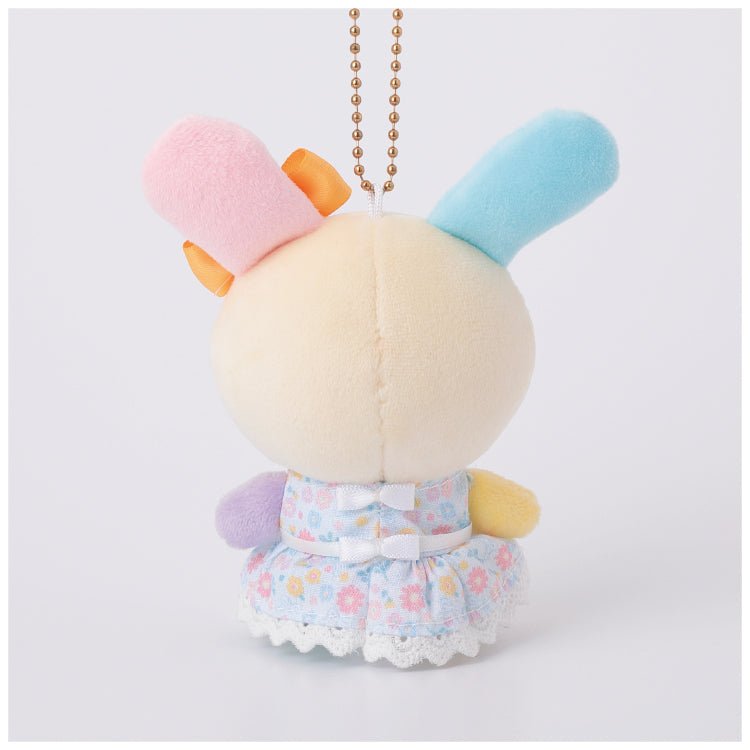 "Usahana Fluffy Floral" Plush Keychain - Rosey’s Kawaii Shop