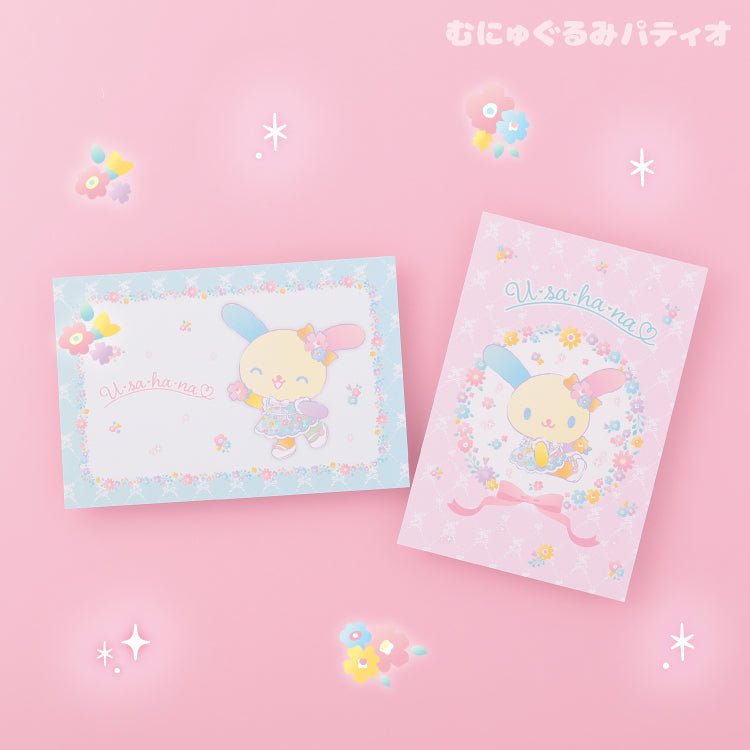 "Usahana Fluffy Floral" Postcard Set - Rosey’s Kawaii Shop