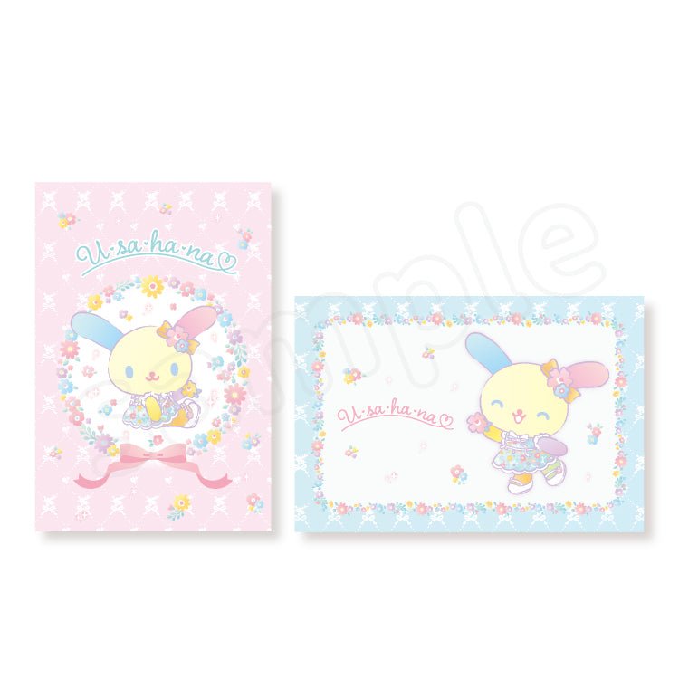 "Usahana Fluffy Floral" Postcard Set - Rosey’s Kawaii Shop