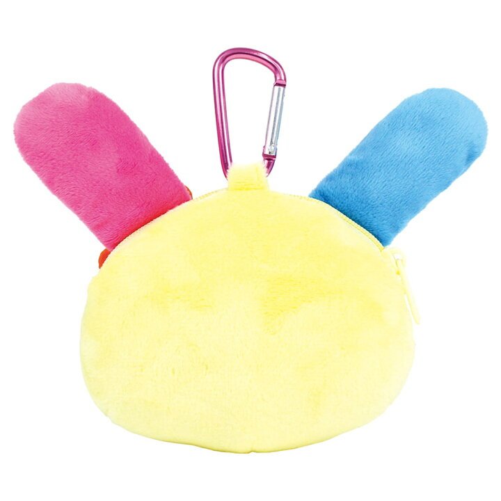 "Usahana" Plush Zipper Pouch with Carabiner - Rosey’s Kawaii Shop