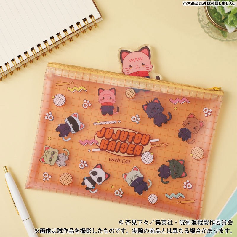 "WithCAT Jujutsu Kaisen 2nd Season" Clear Pouch - Rosey’s Kawaii Shop