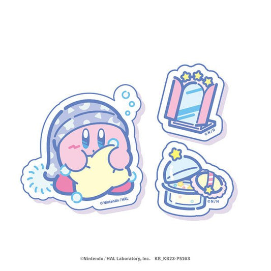 [Getting Ready For Bed] Kirby "Sweet Dreams" Mini Sticker Set - Rosey’s Kawaii Shop