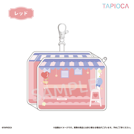 [RED] "Tapioca Cafe" Window Pouch