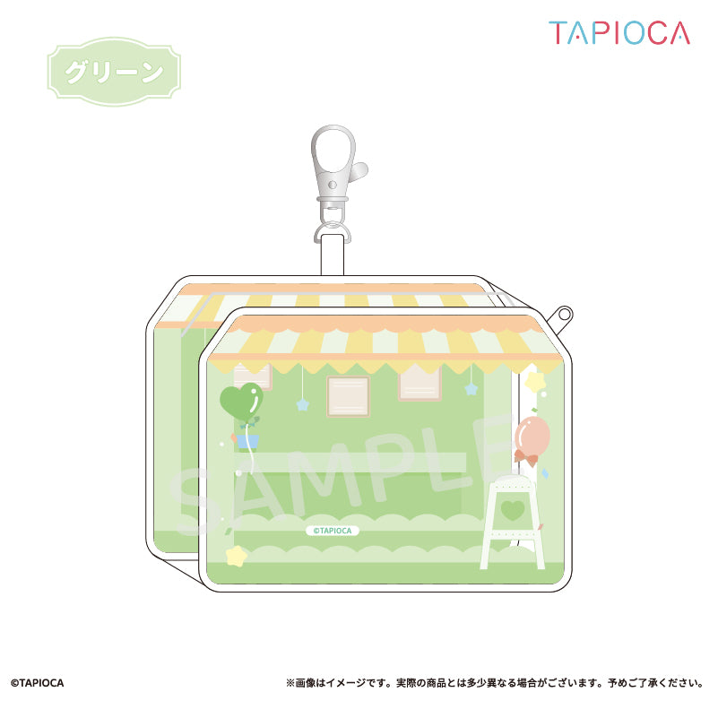 [GREEN] "Tapioca Cafe" Window Pouch
