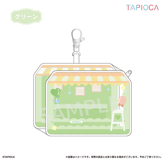 [GREEN] "Tapioca Cafe" Window Pouch