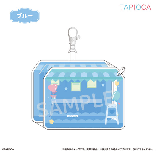[DARK BLUE] "Tapioca Cafe" Window Pouch