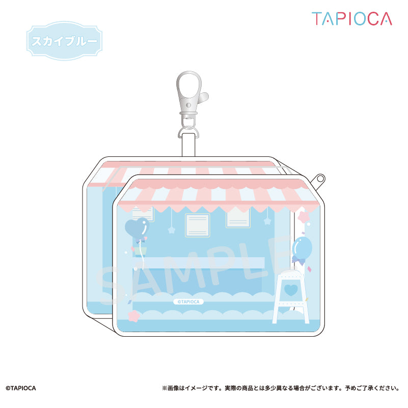 [SKY BLUE] "Tapioca Cafe" Window Pouch
