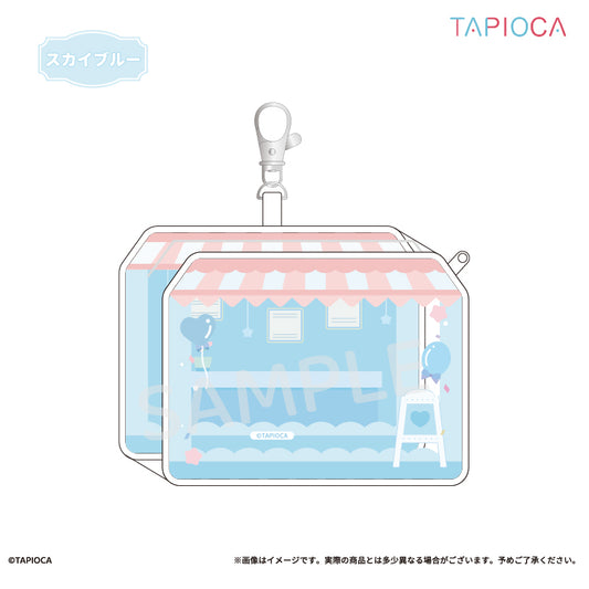 [SKY BLUE] "Tapioca Cafe" Window Pouch