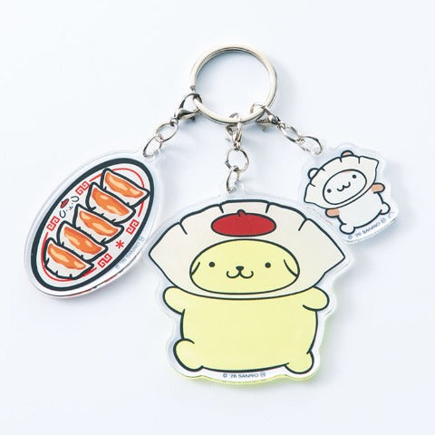 [RICE] AVAIL "Pompompurin" Triple Keychain