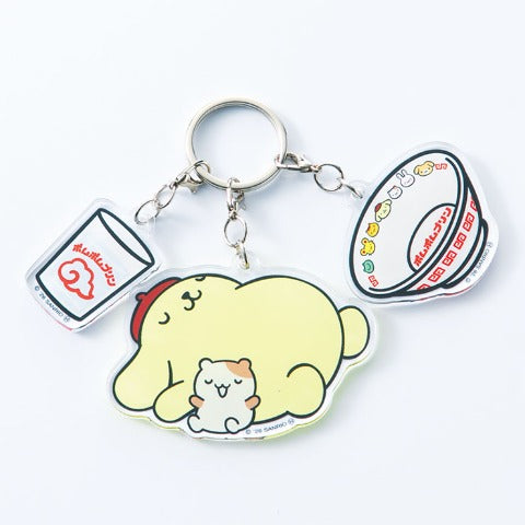 [FULL] AVAIL "Pompompurin" Triple Keychain