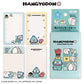 "THANKYOUMART X Hangyodon" Message Card with Case