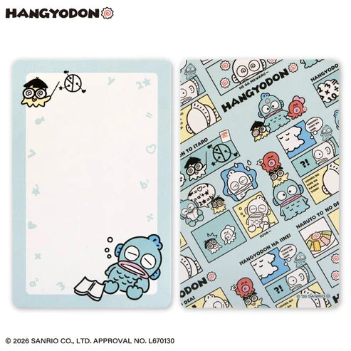 "THANKYOUMART X Hangyodon" Message Card with Case