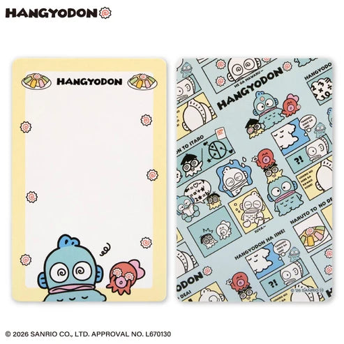 "THANKYOUMART X Hangyodon" Message Card with Case