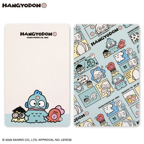 "THANKYOUMART X Hangyodon" Message Card with Case