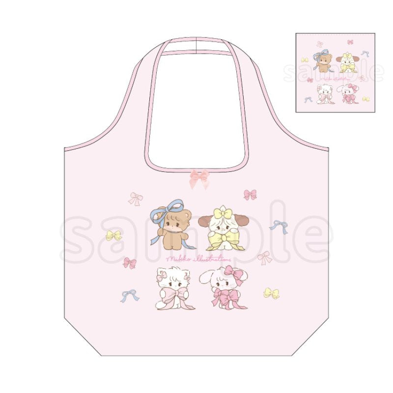 [CENTER] "Mikko Illustrations" Eco Bag with Ribbon