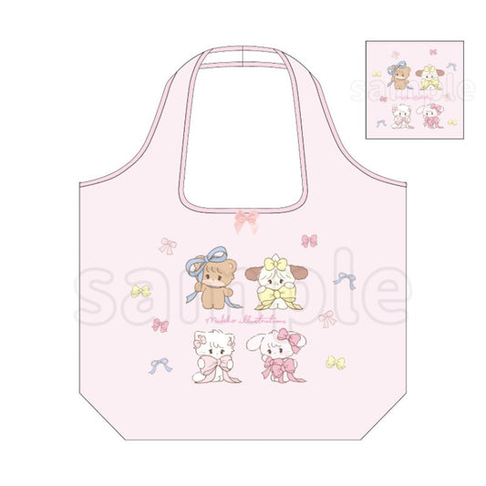 [CENTER] "Mikko Illustrations" Eco Bag with Ribbon