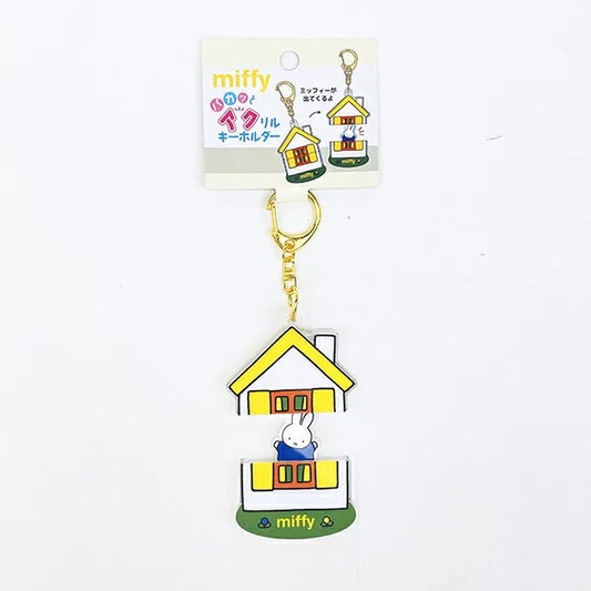 [YELLOW] "Miffy" Open-Top Acrylic Keychain