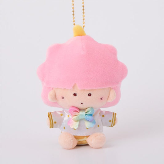 [PIKA / PINK RAINBOW] "Ichigo Shinbun 50th Anniversary x Munyugurumi Patio POPUP STORE" Plush Keychain