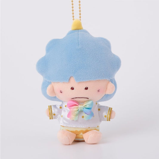 [GORO / BLUE RAINBOW] "Ichigo Shinbun 50th Anniversary x Munyugurumi Patio POPUP STORE" Plush Keychain