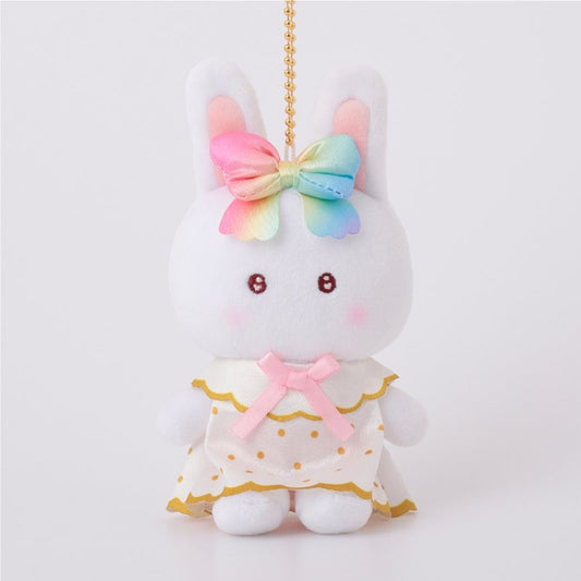 [CHEERY CHUMS RAINBOW] "Ichigo Shinbun 50th Anniversary x Munyugurumi Patio POPUP STORE" Plush Keychain