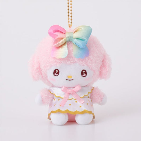 [MY SWEET PIANO RAINBOW] "Ichigo Shinbun 50th Anniversary x Munyugurumi Patio POPUP STORE" Plush Keychain