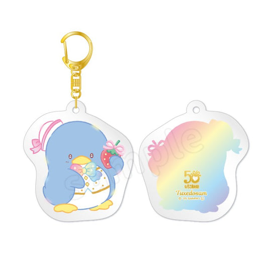 [TUXEDOSAM] "Ichigo Shinbun 50th Anniversary x Munyugurumi Patio POPUP STORE" Acrylic Keychain