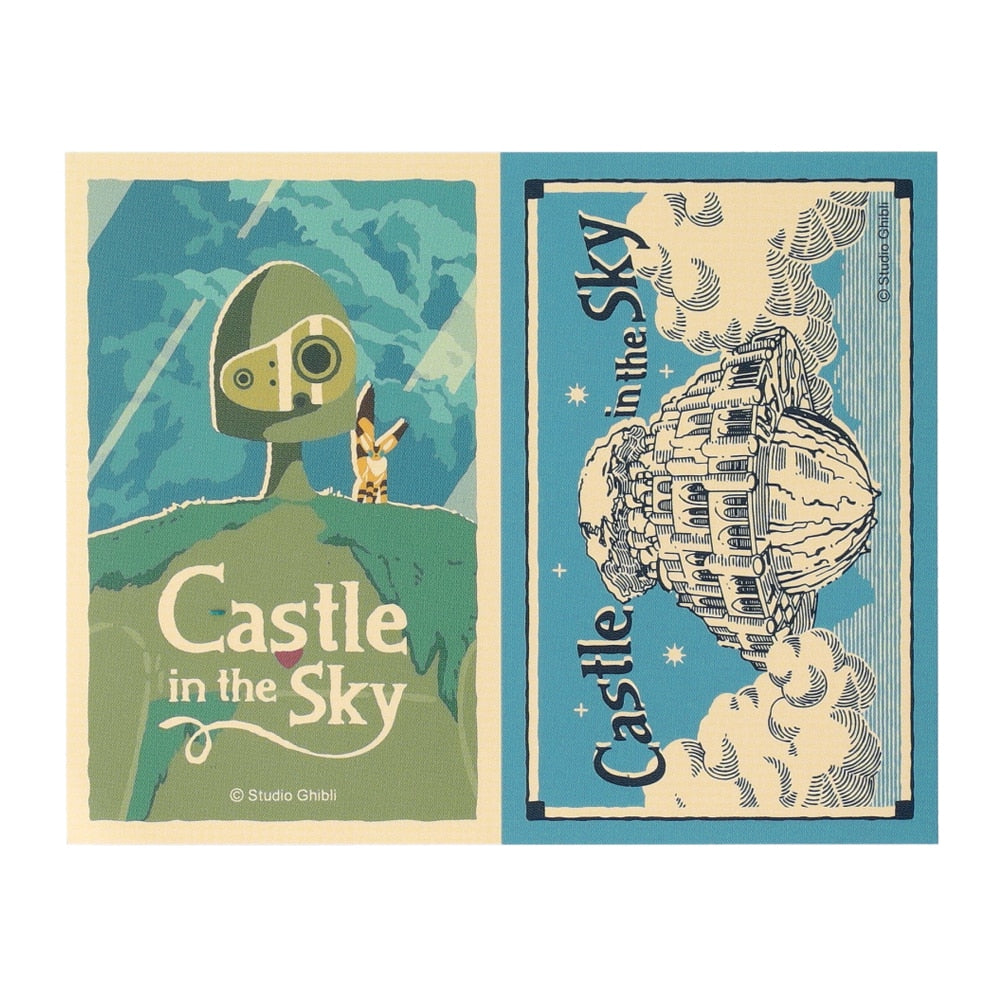 "Laputa Castle in the Sky" Retro Sticker Set