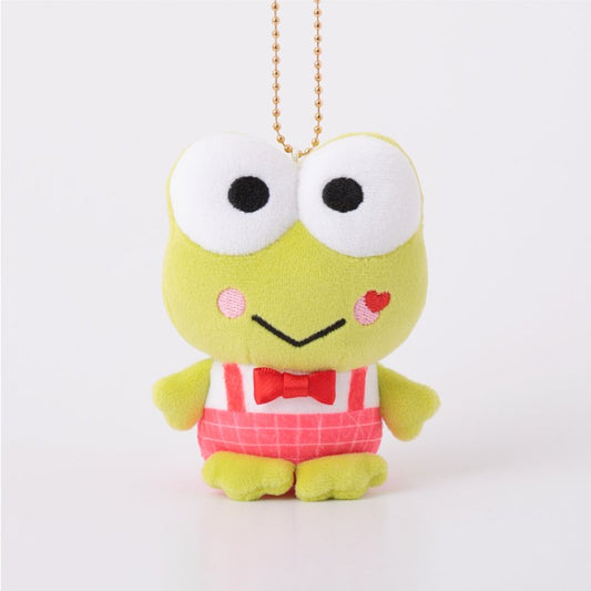 [KEROPPI VALENTINE] "Ichigo Shinbun 50th Anniversary x Munyugurumi Patio POPUP STORE" Plush Keychain