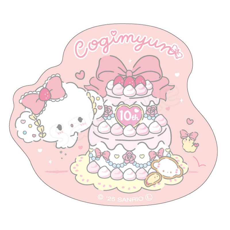 [CAKE] "Cogimyun 10th Anniversary" Hologram Die Cut Sticker