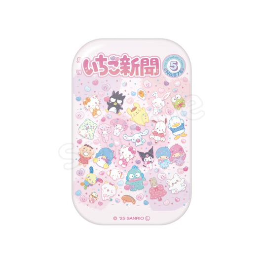 [NO. 675 / HEARTS] "Ichigo Shinbun 50th Anniversary x Munyugurumi Patio POPUP STORE Cover Collection" Square Can Badge