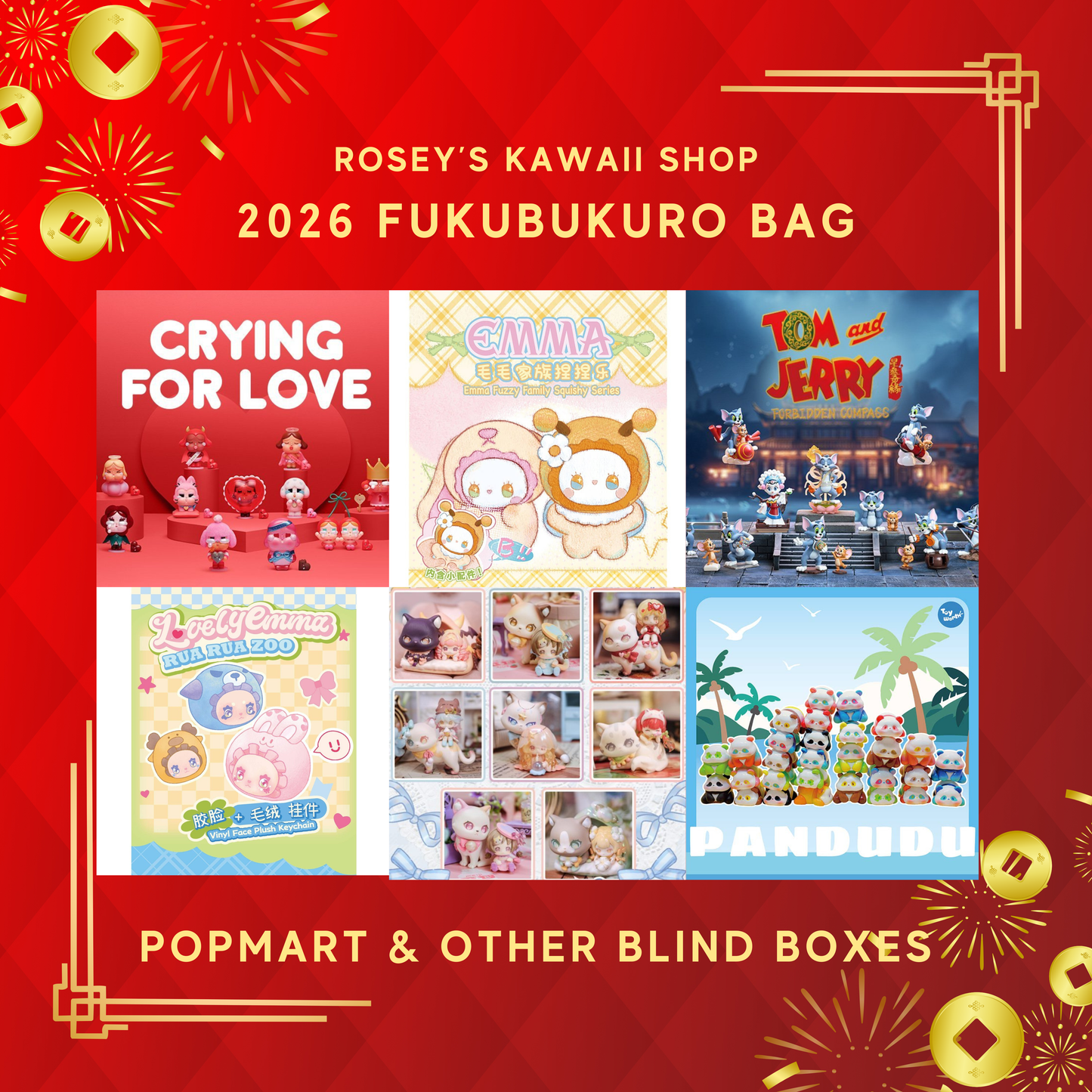 [POPMART & OTHER BLIND BOXES] "2026 Fukubukuro Lucky Bag"