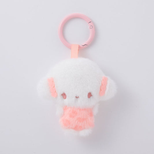[COGIMYUN] "Sanrio Leopard Print Heart Fuwafuwa Friends" Plush Keychain