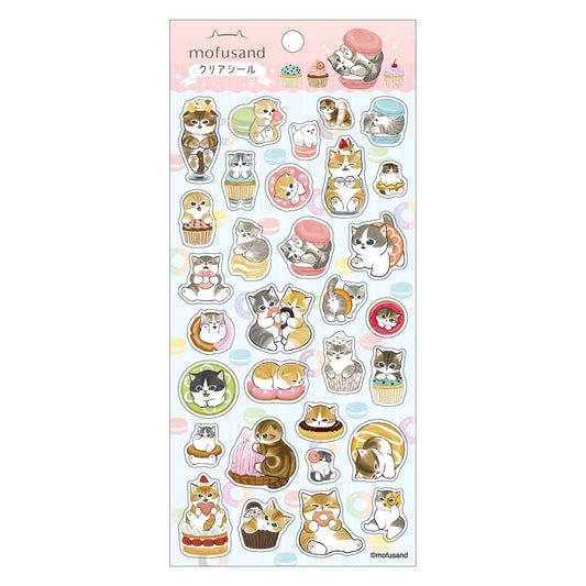 [2469 / SWEETS] "Mofusand" Sticker Sheet - Rosey’s Kawaii Shop