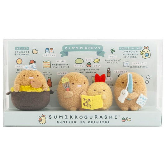 [TONKATSU] "Sumikko Gurashi Sumikko no Okiniiri" Tenori Plush Set