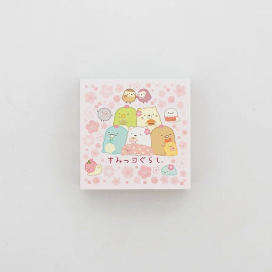 "Sumikko Gurashi Japanese Sweets Trip" Block Memo