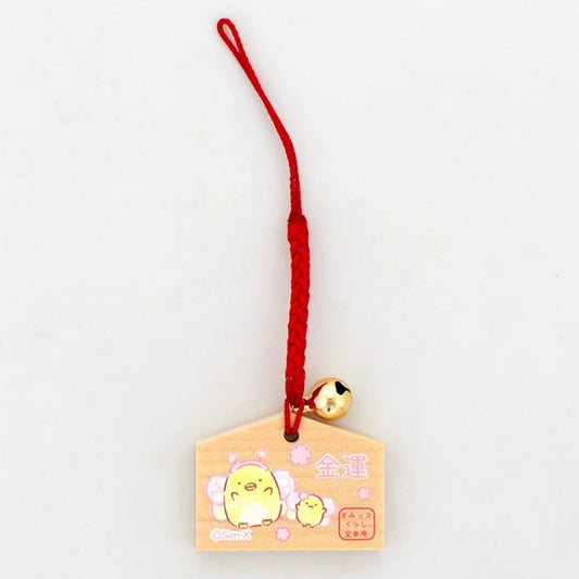 [PENGUIN?] "Sumikko Gurashi Sakura Fairy" Mini Ema Netsuke