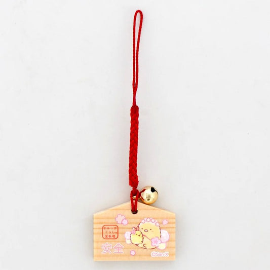 [TONKATSU] "Sumikko Gurashi Sakura Fairy" Mini Ema Netsuke