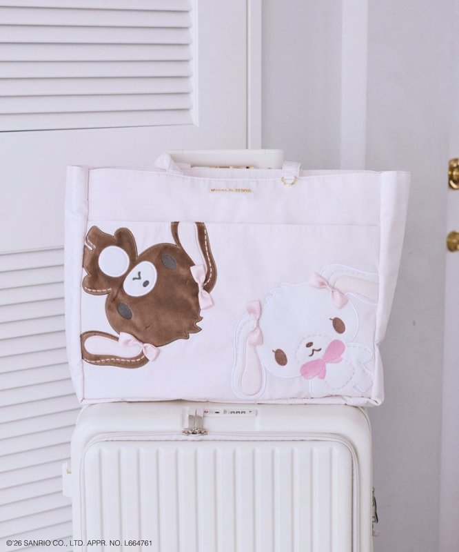 "Maison de FLEUR x Sugarbunnies" Carry-on Tote Bag