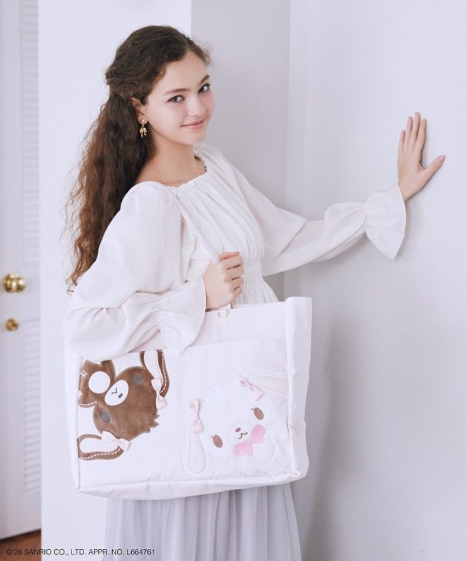 "Maison de FLEUR x Sugarbunnies" Carry-on Tote Bag