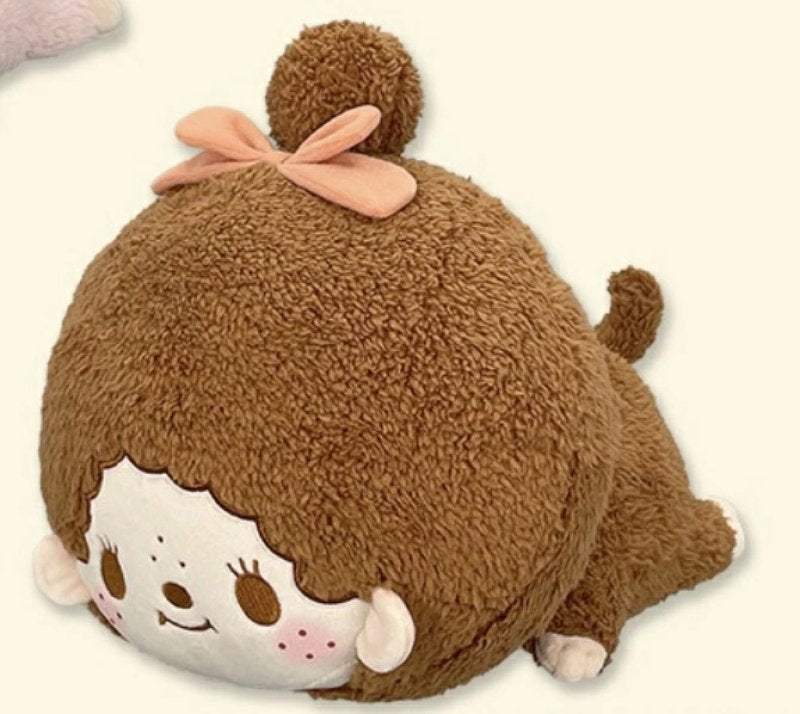 [MONCHHICHI] "Monchhichi Designed By Sanrio" Lying BIG Plush