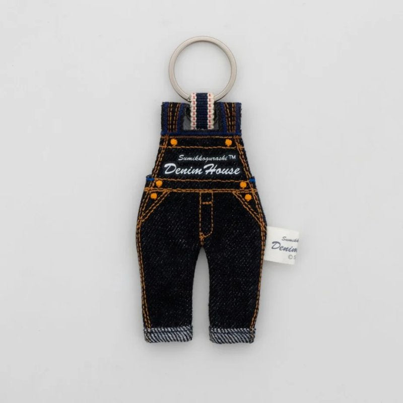 "Sumikko Gurashi Denim House" Mini Jeans Keychain