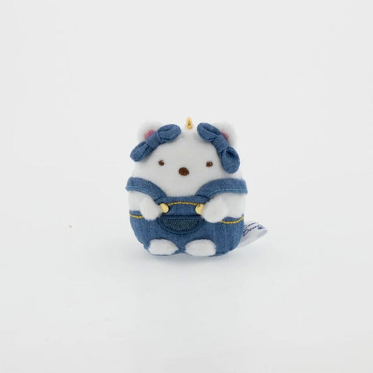 [SHIROKUMA] "Sumikko Gurashi Denim House" Plush Keychain