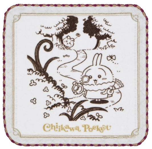 [WHITE] LIMITED "Chiikawa Pocket POP UP STORE Alice in Wonderland" Petit Towel