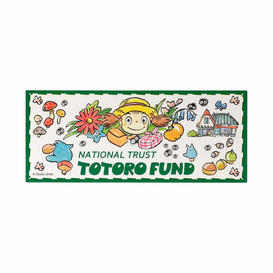 [RECTANGLE] "My Neighbor Totoro Fund Goods" Die-Cut Sticker