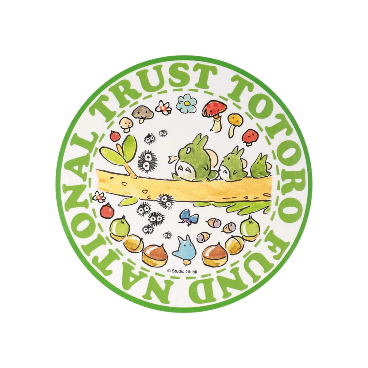 [BRANCH CIRCLE] "My Neighbor Totoro Fund Goods" Die-Cut Sticker