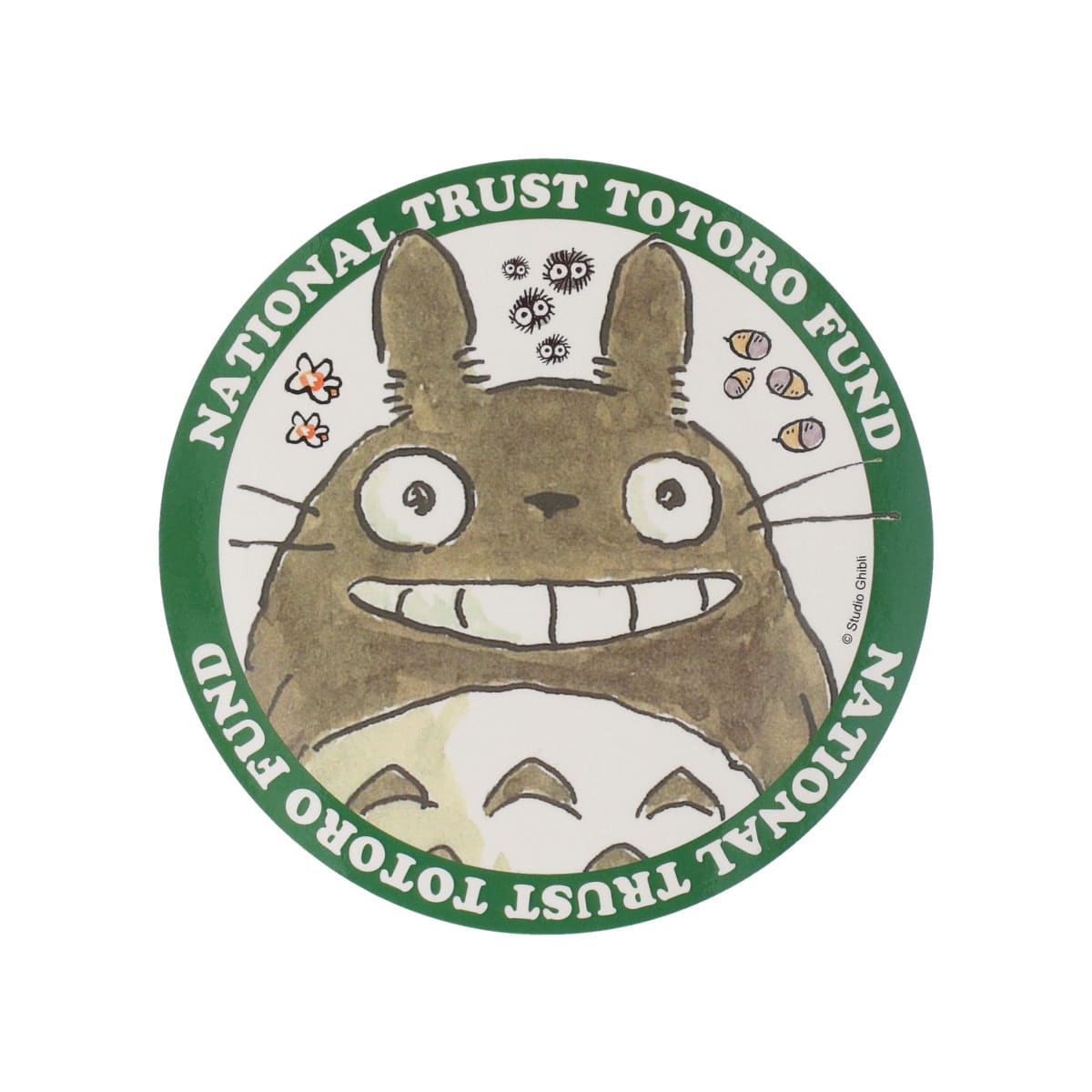 [ROUND TOTORO] "My Neighbor Totoro Fund Goods" Big Sticker