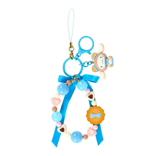 [CINNAMOROLL] "Sanrio Cookie Mokomoko Bear" Strap
